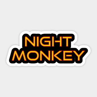 Night Monkey Sticker